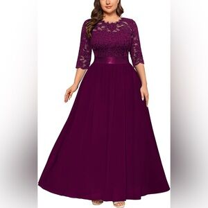 Miusol Women's Formal Floral Lace dress